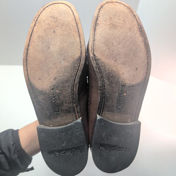 Florsheim Pisa Moc Toe Men's Slip On Loafer Brown Leather Size 10D - Picture 6 of 8